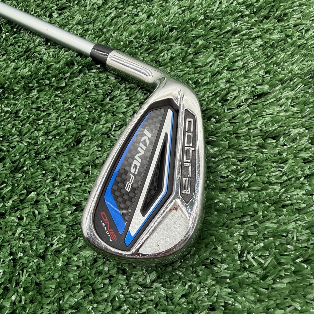 Cobra King F8 One Length 8 Iron Flighted Steel Stiff Flex Golf Club Left Handed